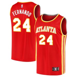 Bruno Fernando Atlanta Hawks Fanatics Branded 2020 Fast Break Replica Jersey - Icon Edition - Red