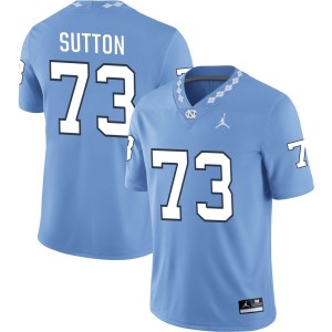 Eli Sutton North Carolina Tar Heels Jordan Brand NIL Replica Football Jersey - Carolina Blue