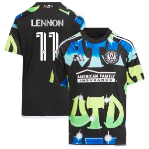 Brooks Lennon  Atlanta United FC adidas Youth 2023 The 404 Replica Jersey - Black