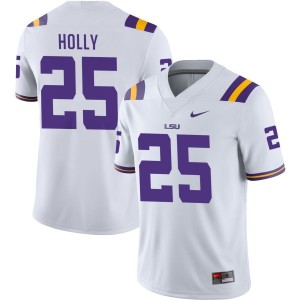 Trey Holly LSU Tigers Nike NIL Replica Football Jersey - White
