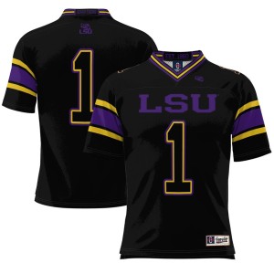 #1 LSU Tigers ProSphere Youth Endzone Football Jersey - Black