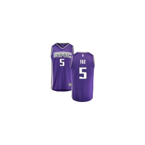 De'Aaron Fox Sacramento Kings Fanatics Branded Youth Fast Break Replica Jersey Purple - Icon Edition