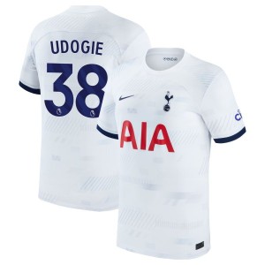 Destiny Udogie  Tottenham Hotspur Nike Home 2023/24 Replica Jersey - White