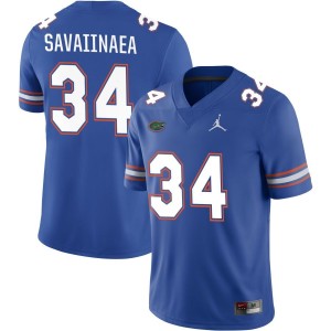 Andrew Savaiinaea Florida Gators Jordan Brand NIL Replica Football Jersey - Royal