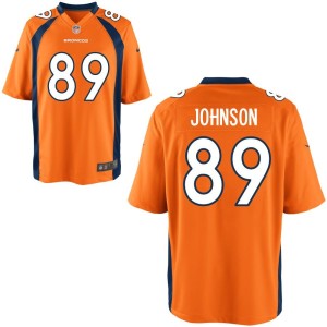 Brandon Johnson Denver Broncos Nike Youth Game Jersey - Orange