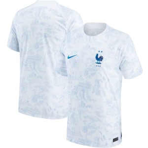 France National Team Nike 2022/23 Away Breathe Stadium Replica Blank Jersey - White