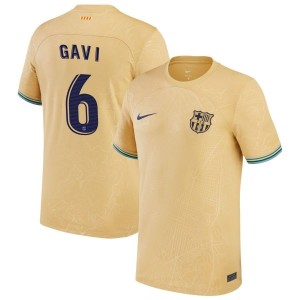 Gavi Gavi Barcelona Nike Youth 2022/23 Away Replica Jersey - Yellow