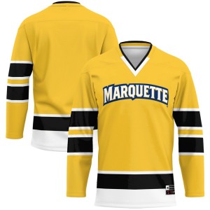 Marquette Golden Eagles Hockey Jersey - Gold