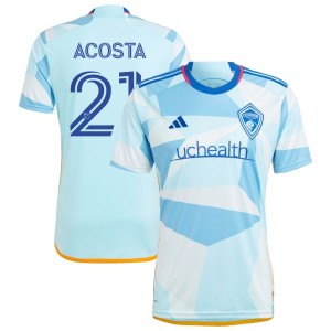 Bryan Acosta Colorado Rapids adidas 2023 New Day Kit Replica Jersey - Light Blue