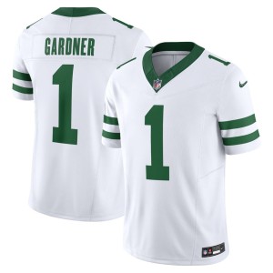 Ahmad Sauce Gardner New York Jets Nike Legacy Vapor F.U.S.E. Limited Jersey - White
