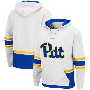 Pitt Panthers Colosseum Lace Up 3.0 Pullover Hoodie - White