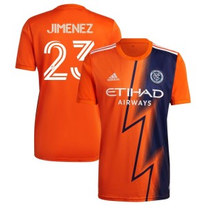 Jonathan Jimenez New York City FC adidas 2022 The Volt Kit Replica Jersey - Orange