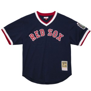 Authentic Pedro Martinez Boston Red Sox 1999 BP Pullover Jersey