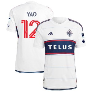 Karifa Yao Vancouver Whitecaps FC adidas 2023 Bloodlines Authentic Jersey - White