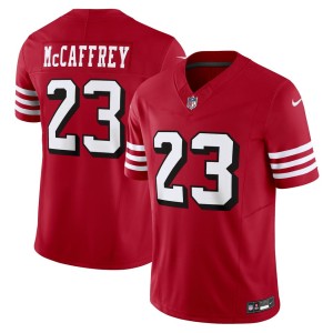 Christian McCaffrey San Francisco 49ers Nike Alternate Vapor F.U.S.E. Limited Jersey - Scarlet