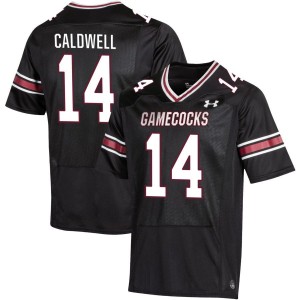 Elijah Caldwell South Carolina Gamecocks Under Armour NIL Replica Football Jersey - Black