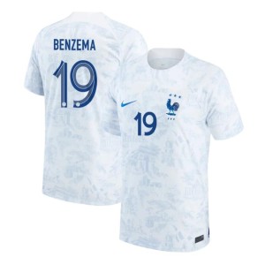 France Karim Benzema Away Jersey 2022 World Cup Kit