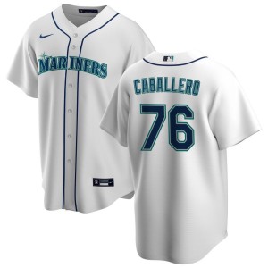 Jose Caballero Seattle Mariners Nike Youth Home Replica Jersey - White