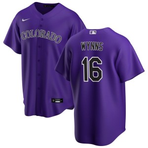 Austin Wynns Colorado Rockies Nike Alternate Replica Jersey - Purple