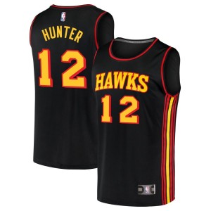 De'Andre Hunter Atlanta Hawks Fanatics Branded Youth Fast Break Replica Jersey - Statement Edition - Black