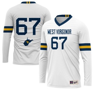 #67 West Virginia Mountaineers ProSphere Unisex Women's Volleyball Jersey - White