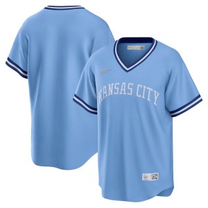 Kansas City Royals Nike Road Cooperstown Collection Team Jersey - Light Blue