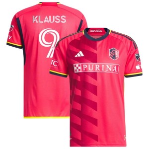 Joao Klauss St. Louis City SC adidas 2023 CITY Kit Authentic Jersey - Red