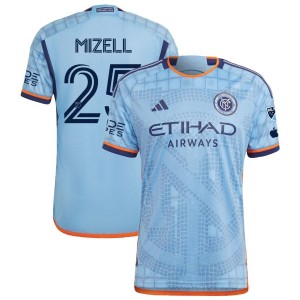 Cody Mizell New York City FC adidas 2023 The Interboro Kit Authentic Jersey - Light Blue