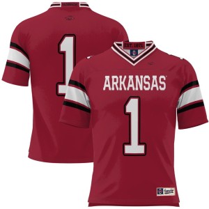 #1 Arkansas Razorbacks ProSphere Football Jersey - Cardinal
