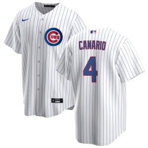 Alexander Canario Chicago Cubs Nike Home Replica Jersey - White
