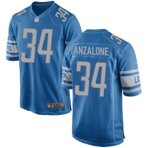 Alex Anzalone Detroit Lions Nike Game Jersey - Blue