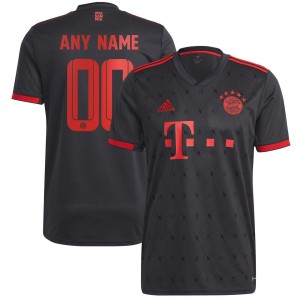 Bayern Munich adidas 2022/23 Third Replica Custom Jersey - Charcoal