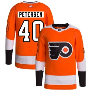 Cal Petersen Philadelphia Flyers adidas Home Primegreen Authentic Pro Jersey - Orange