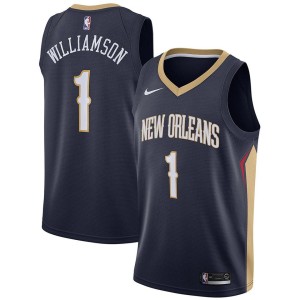 Men's New Orleans Pelicans Zion Williamson Icon Edition Jersey - Navy