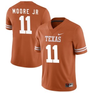 DeAndre Moore Jr Texas Longhorns Nike NIL Replica Football Jersey - Texas Orange