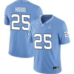 Kellan Hood North Carolina Tar Heels Jordan Brand NIL Replica Football Jersey - Carolina Blue