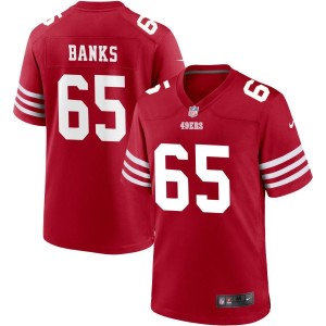 Aaron Banks San Francisco 49ers Nike Youth Game Jersey - Scarlet