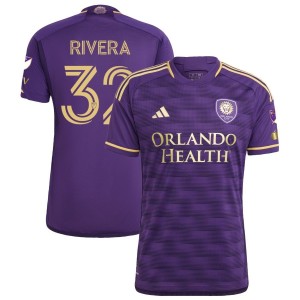 Wilfredo Rivera Orlando City SC adidas 2023 The Wall Kit Authentic Jersey - Purple
