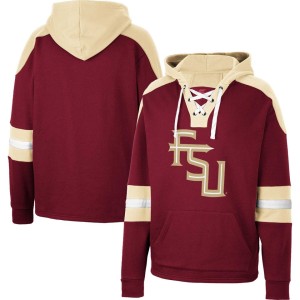 Florida State Seminoles Colosseum Lace-Up 4.0 Pullover Hoodie - Garnet