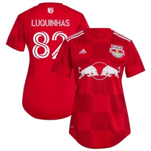 Lucas Luquinhas New York Red Bulls adidas Women's 2022 1Ritmo Replica Jersey - Red