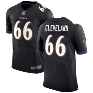 Ben Cleveland Baltimore Ravens Nike Speed Machine Elite Jersey - Black