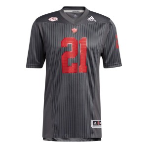 #21 NC State Wolfpack adidas Strategy Premier Jersey - Gray