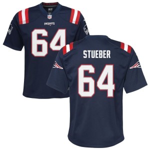 Andrew Stueber New England Patriots Nike Youth Game Jersey - Navy