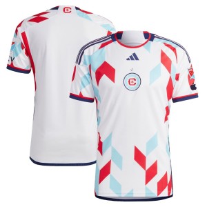 Chicago Fire adidas 2023 A Kit For All Authentic Jersey - White