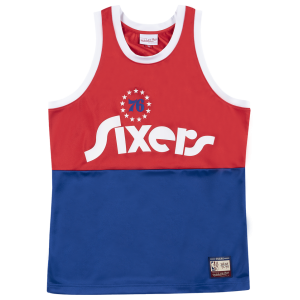Men's  Mitchell & Ness 76ers Heritage Tank - Red