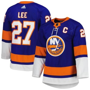 Anders Lee New York Islanders adidas Captain Patch Primegreen Authentic Pro Home Player Jersey - Royal