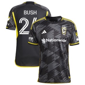Evan Bush Columbus Crew adidas 2023 VeloCITY Kit Authentic Jersey - Black