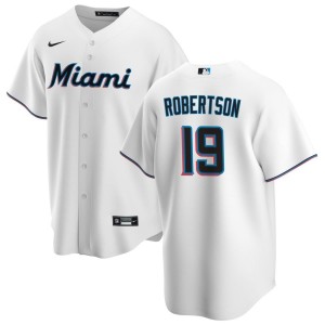 David Robertson Miami Marlins Nike Home Replica Jersey - White