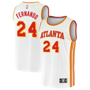 Bruno Fernando Atlanta Hawks Fanatics Branded Fast Break Replica Jersey - Association Edition - White