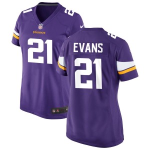 Akayleb Evans Minnesota Vikings Nike Women's Game Jersey - Purple